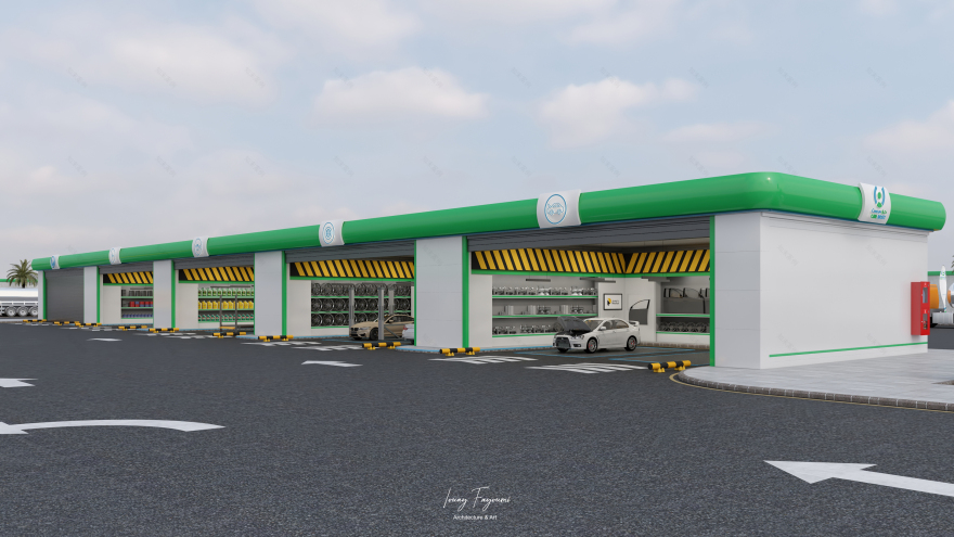 Car Host Petrol Station 设计-13