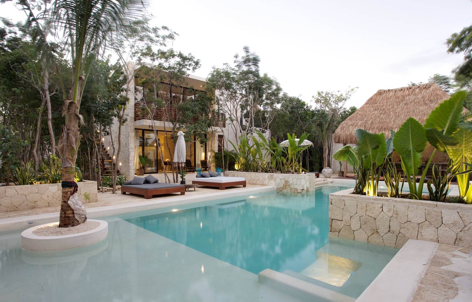 墨西哥雨林中的“Una Vida”有机别墅群-36