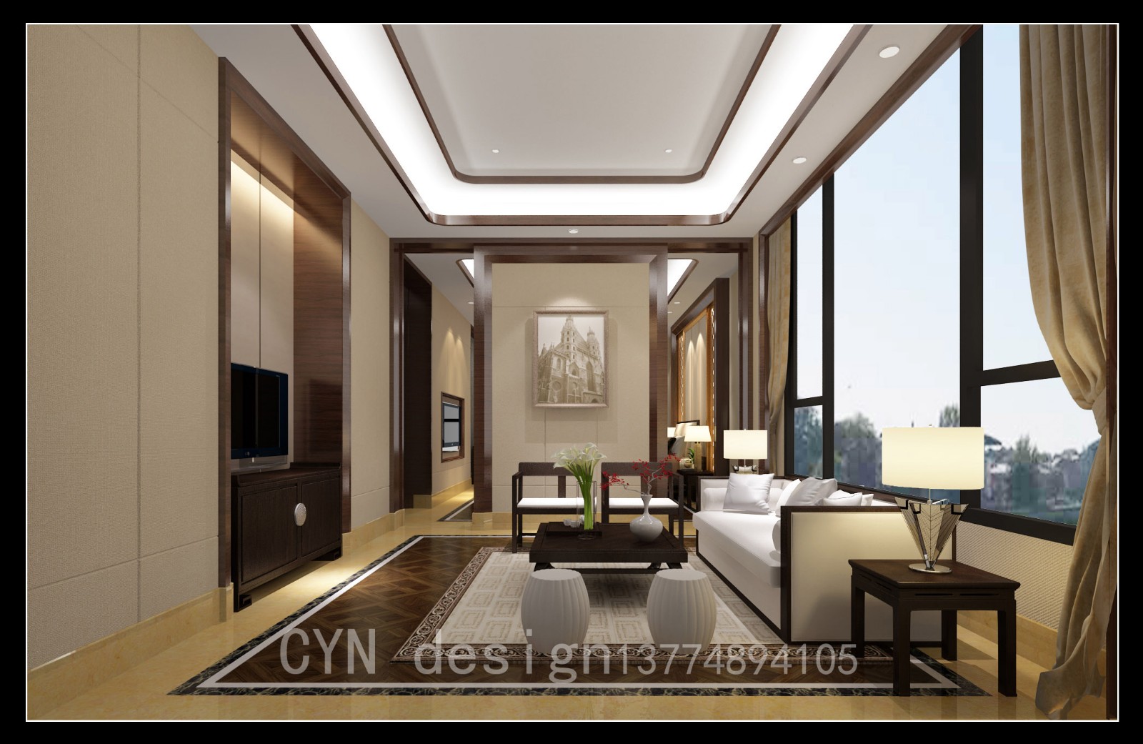 泉州晋江自建现代中式别墅-11