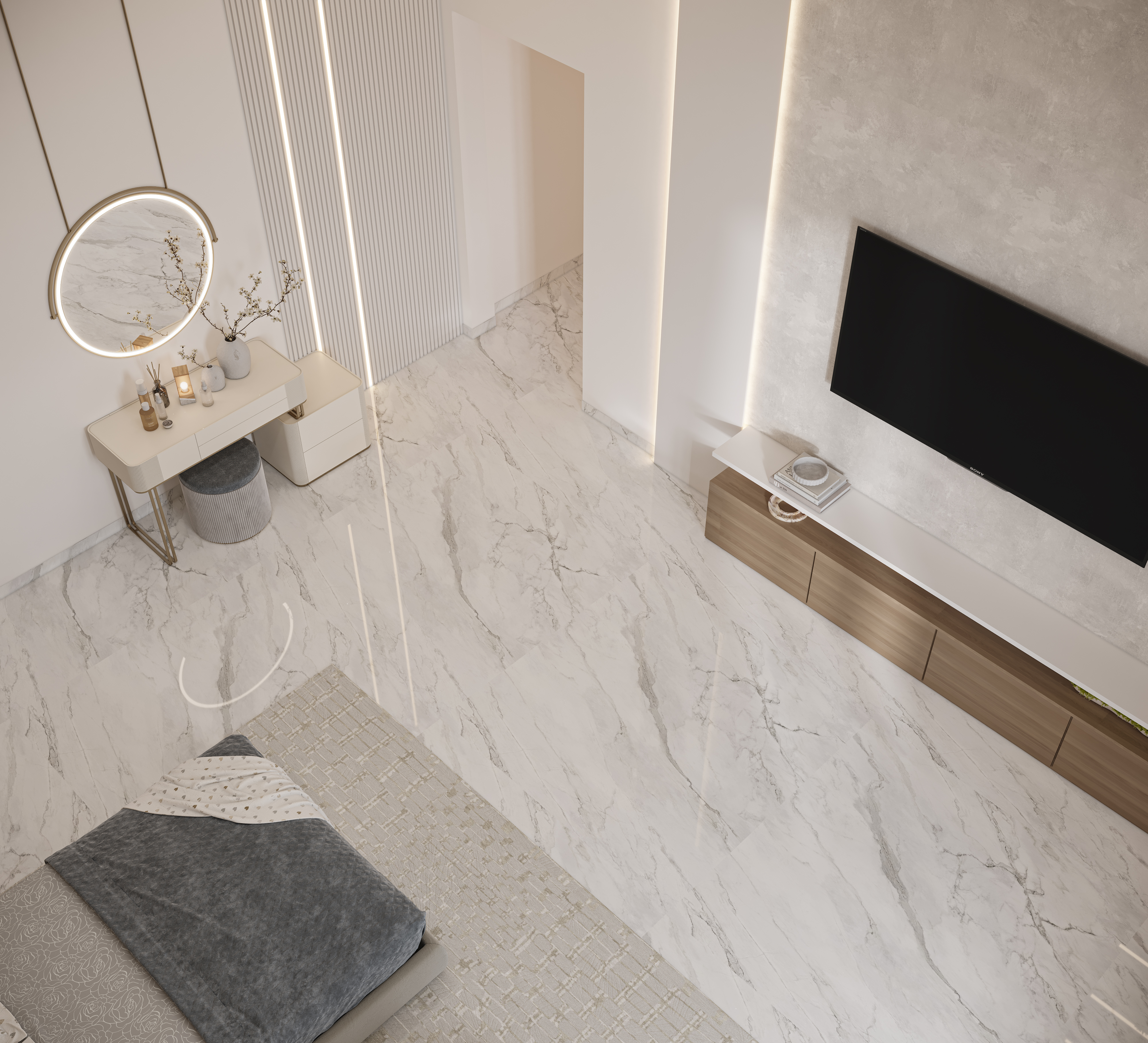 Twins Bedroom And Tv unit-5