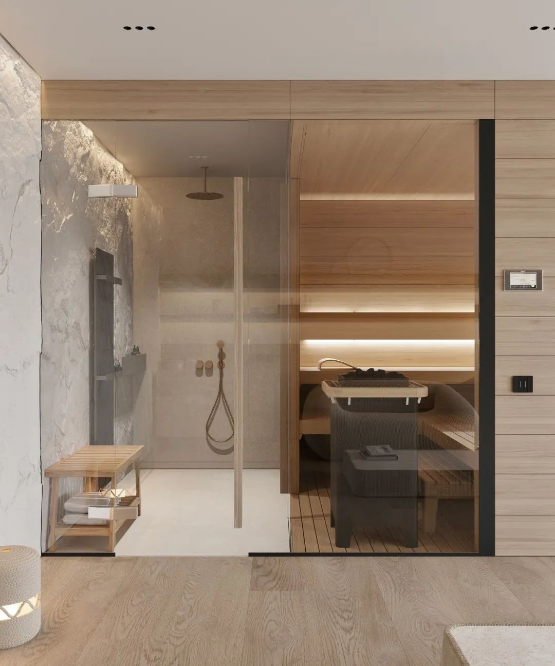 巴塞罗那现代轻法式住宅丨西班牙巴塞罗那丨Alex Tolkachev-88