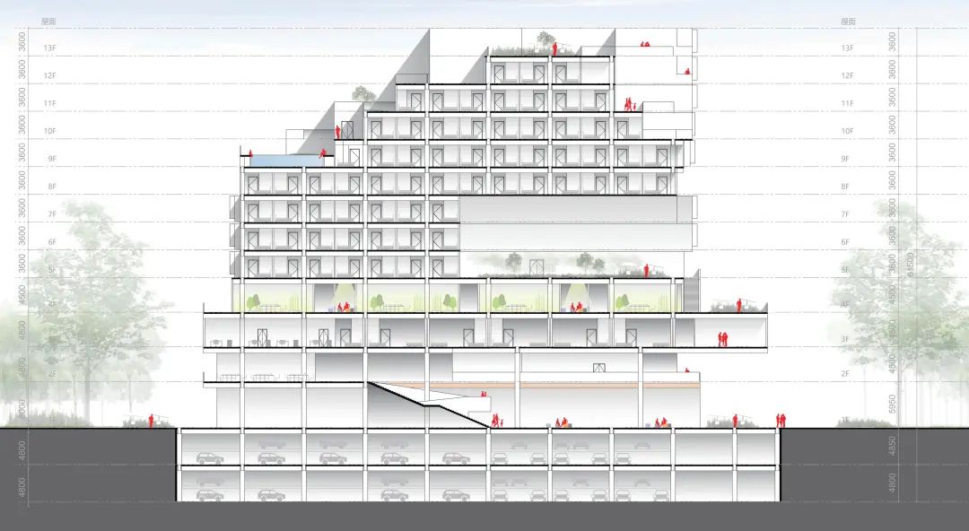 深圳龙岗区养老护理院丨中国深圳丨尼克建筑设计集团+中机国际工程设计研究院有限责任公司-81