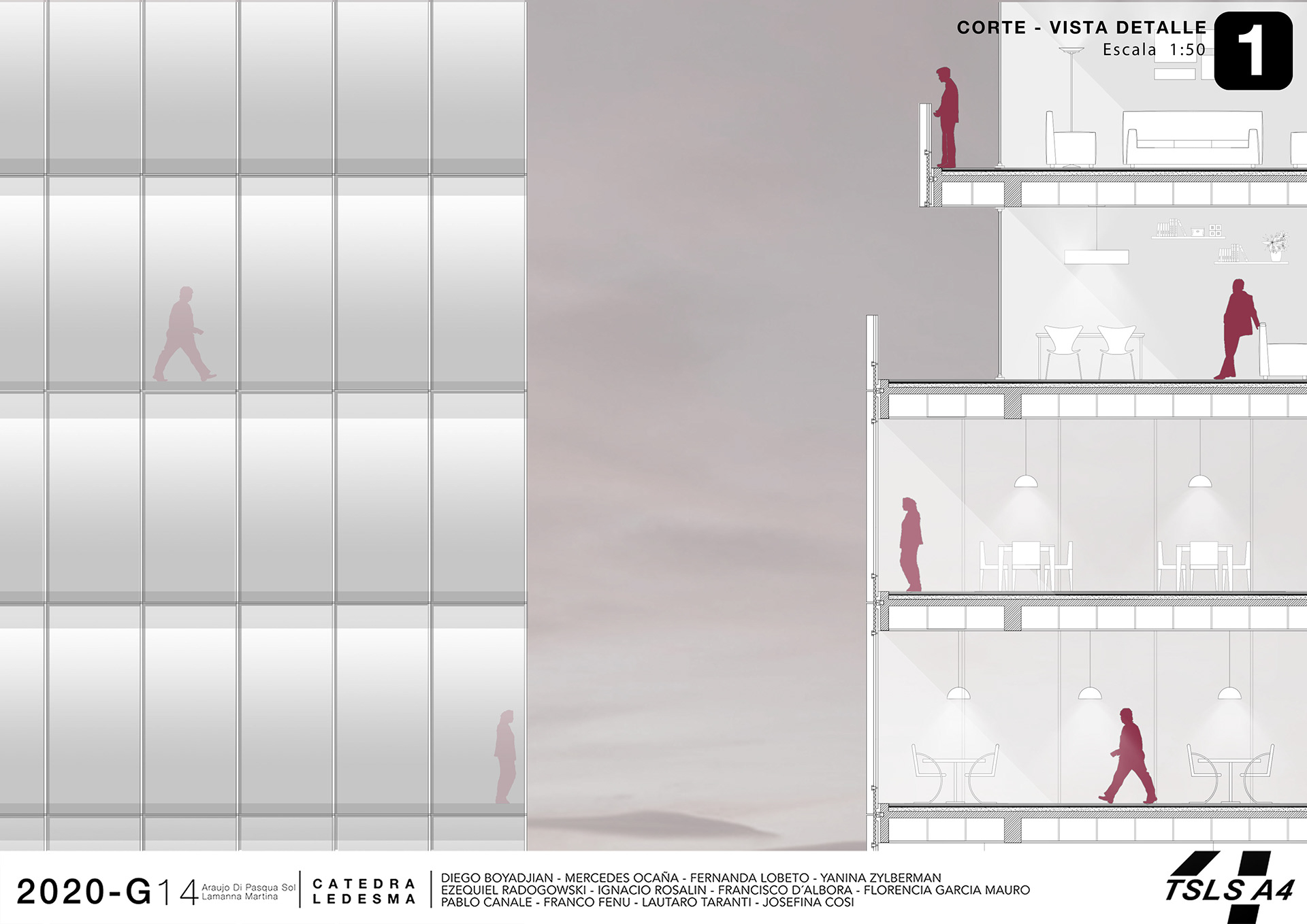 Proyecto Académico A4 | Escuela Arte + Torre Viviendas-19