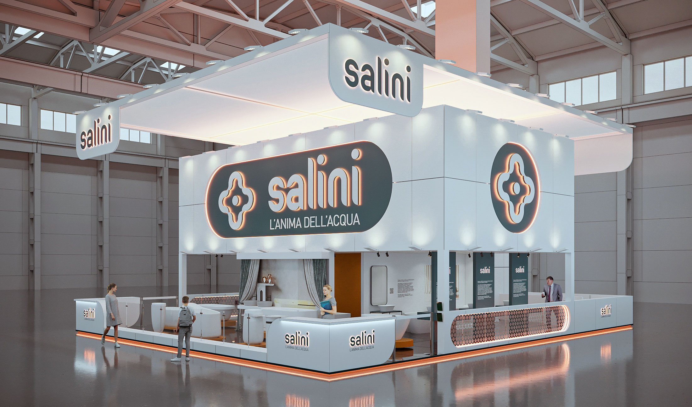 exhibition stand for the company SALINI-0