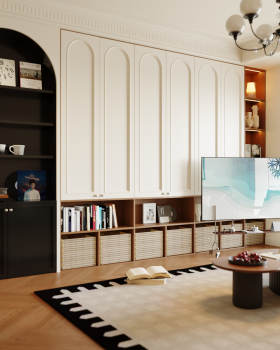 法式中古风小三口之家