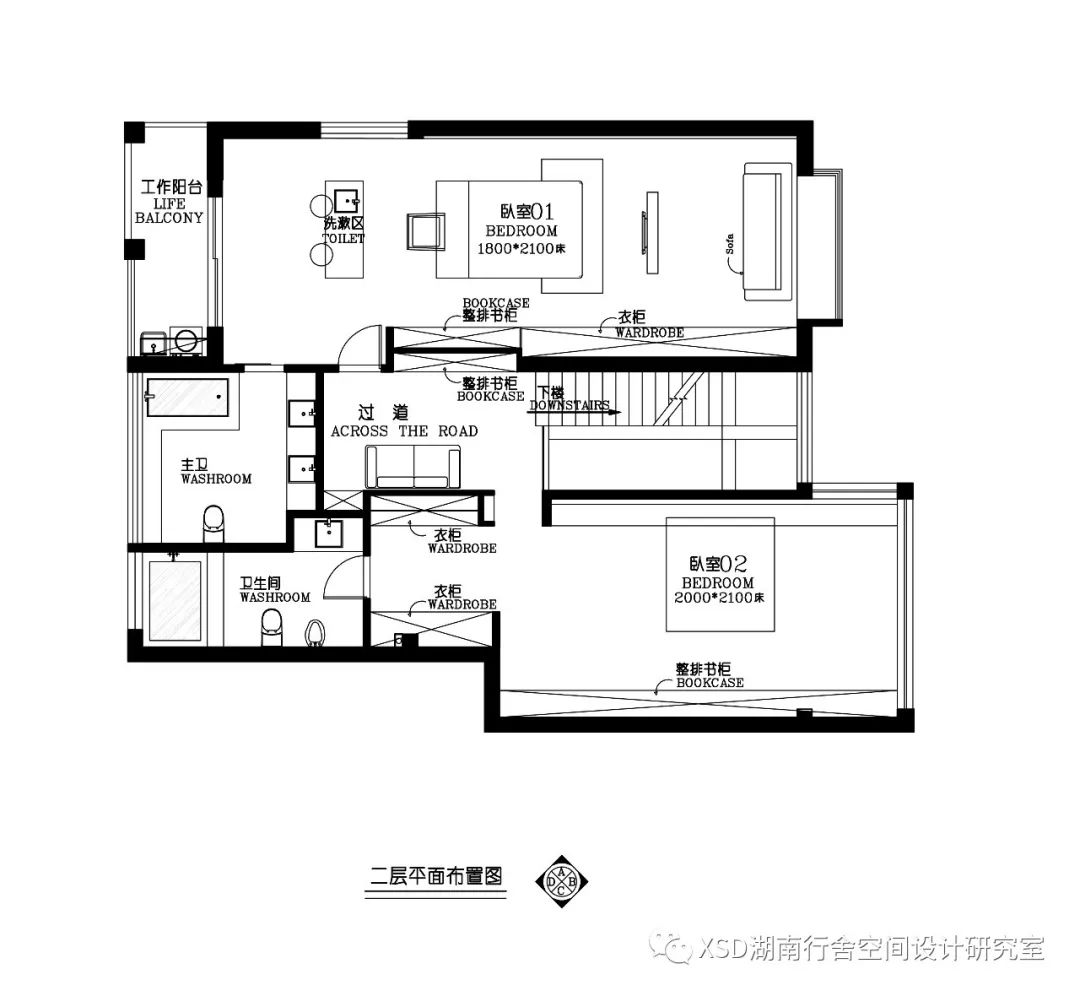 《融合》——现代简约挑空复式，自然生活与工作的完美结合-9