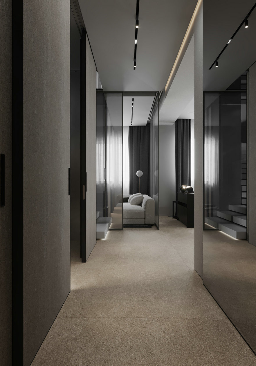 深色系公寓设计-0