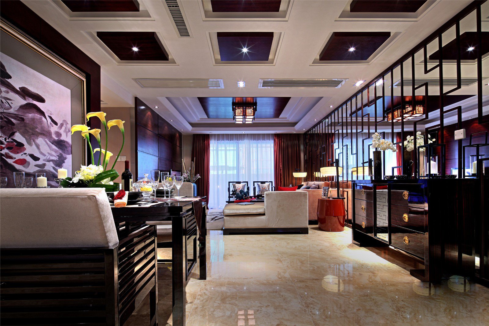 广西来宾海德堡3号样板房  太合南方设计事务所-0