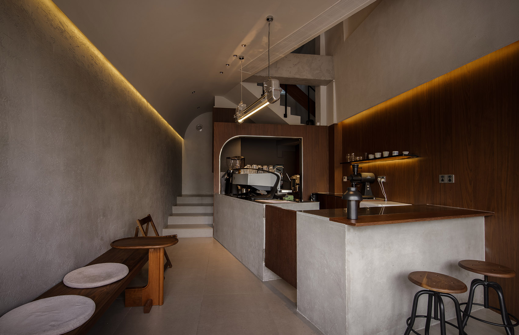 竖向的咖啡店丨中国温州丨杦拾设计-7