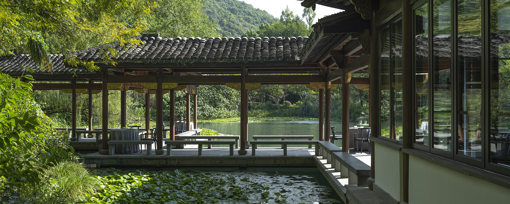 遇湖湾餐厅丨中国杭州丨慢珊瑚文旅设计-12