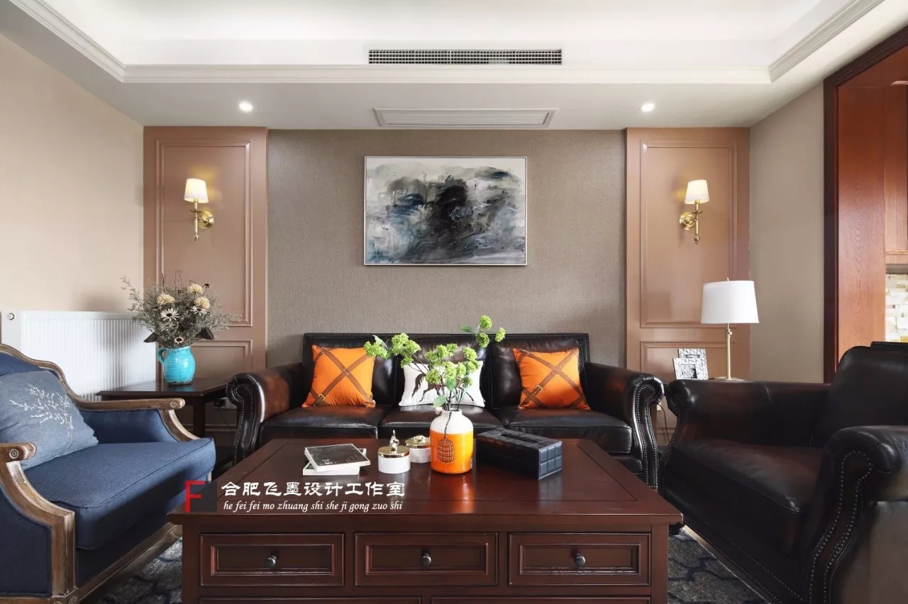 飞墨设计新作品 | 《彼岸花开》 | 200㎡美式-38