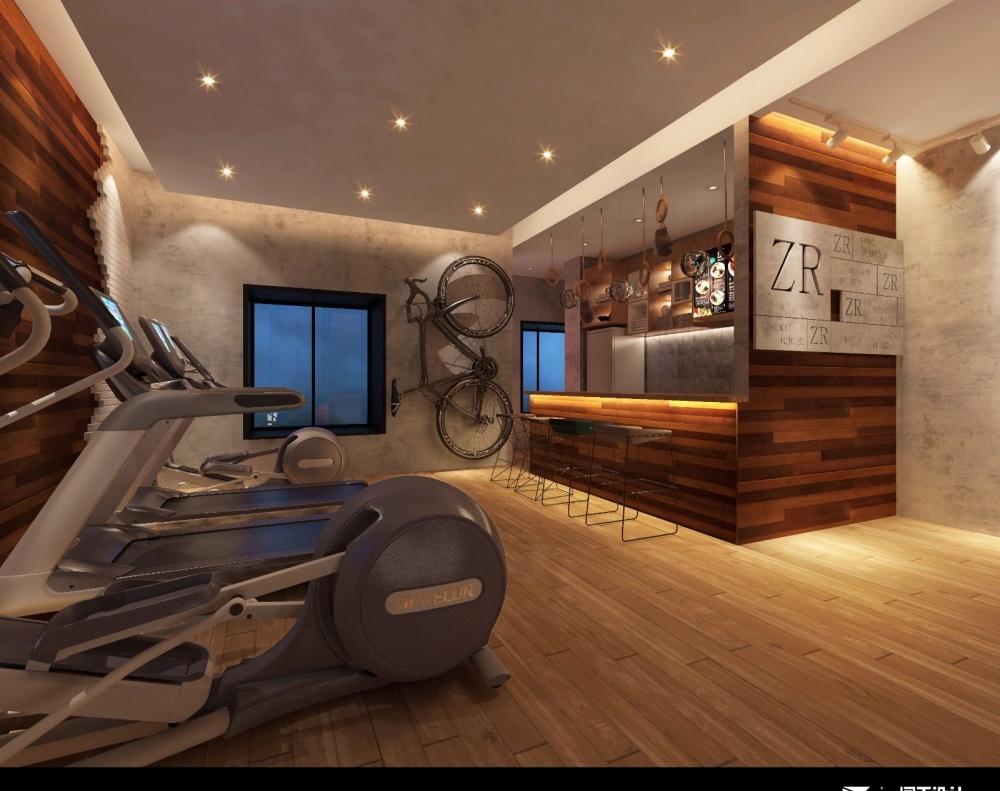 
现代艺术工业会所风健身工作室 -2