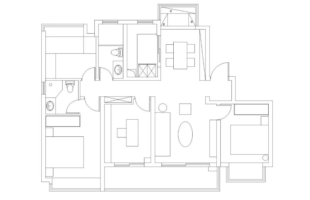 柳岸晓风 · 140m²全屋设计丨红设计软装-60