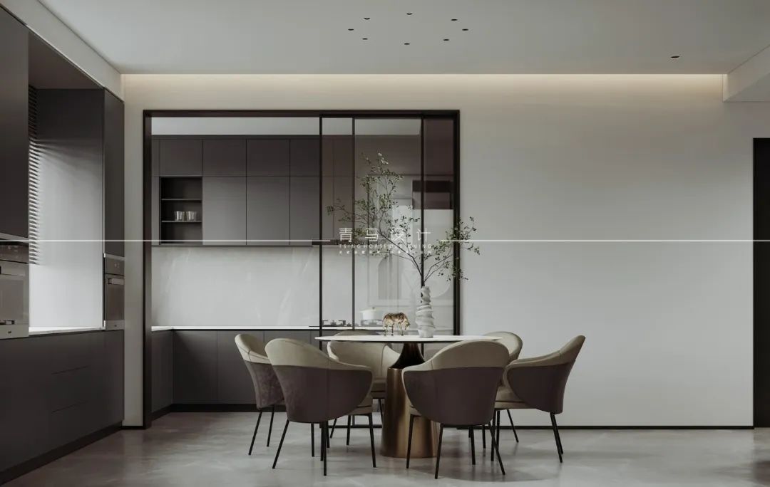 未央金茂府现代轻奢下叠别墅设计丨中国西安丨青马别墅设计-79