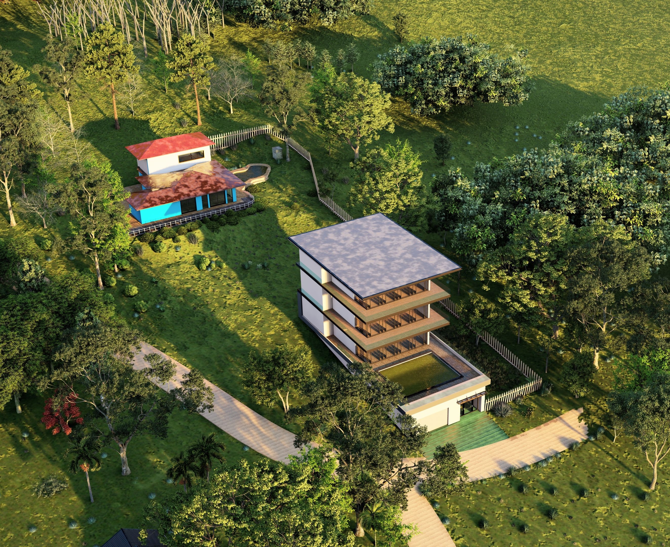 Bungalow and apartment Design-4