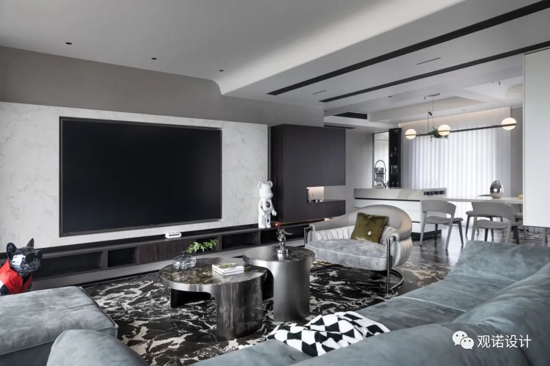 黑白之间·台州置信原墅现代风设计丨中国台州丨余荣-26