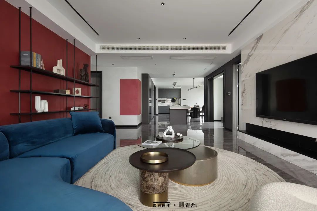 摩登撞色美宅 · 湘江壹号极致奢华空间丨浅尺住建-29