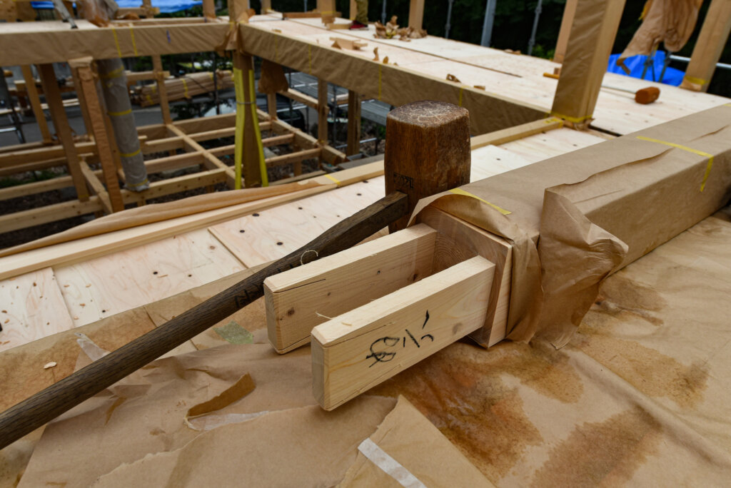 音乐家的家7 木配り 墨付け 刻み丨水野设计室-72