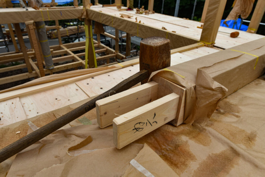 音乐家的家7 木配り 墨付け 刻み丨水野设计室-72