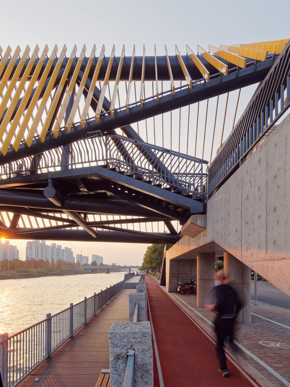 百穗桥·青浦南箐园北侧人行桥丨中国上海丨致正建筑工作室+博风建筑-55
