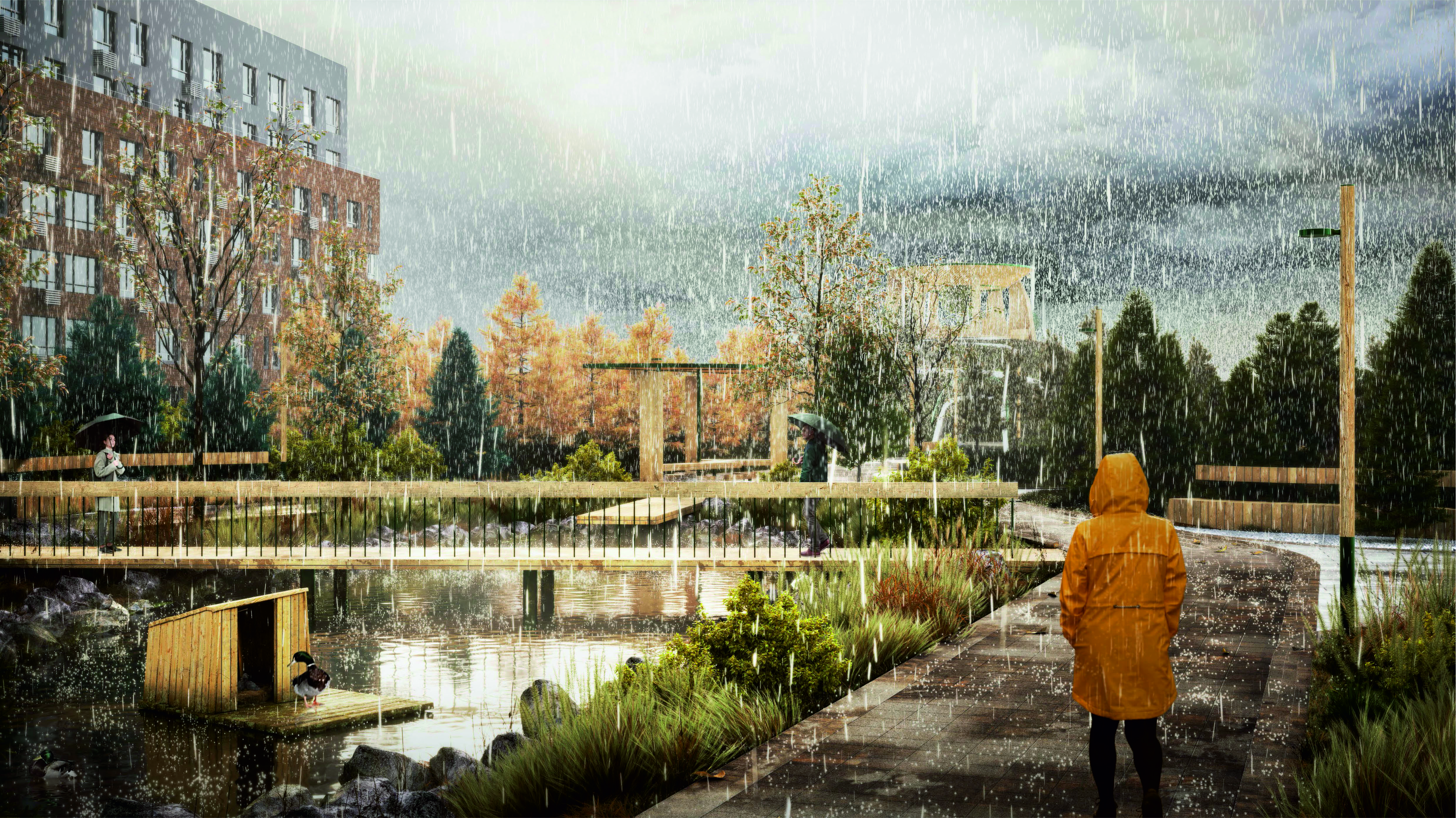 “西伯利亚之心”住宅小区林荫道景观设计丨俄罗斯秋明丨IDEA 工作室-36