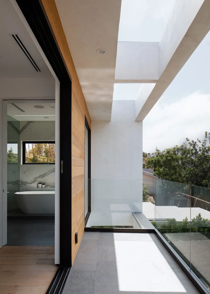 洛杉矶威尼斯海滩住宅,展现精致室内景观-10