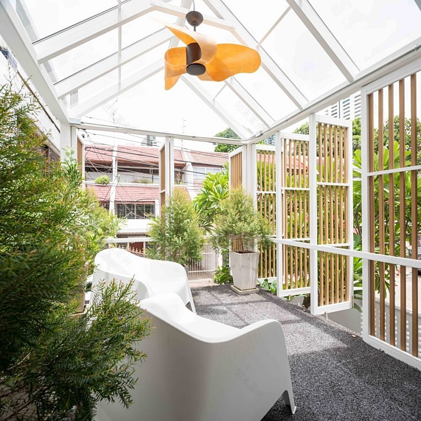 泰国自然系日光透天厝,分层独立生活空间-12