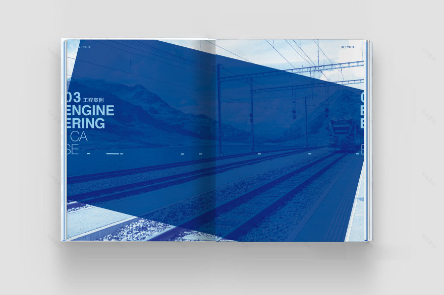中国中铁一局精装宣传册设计-23