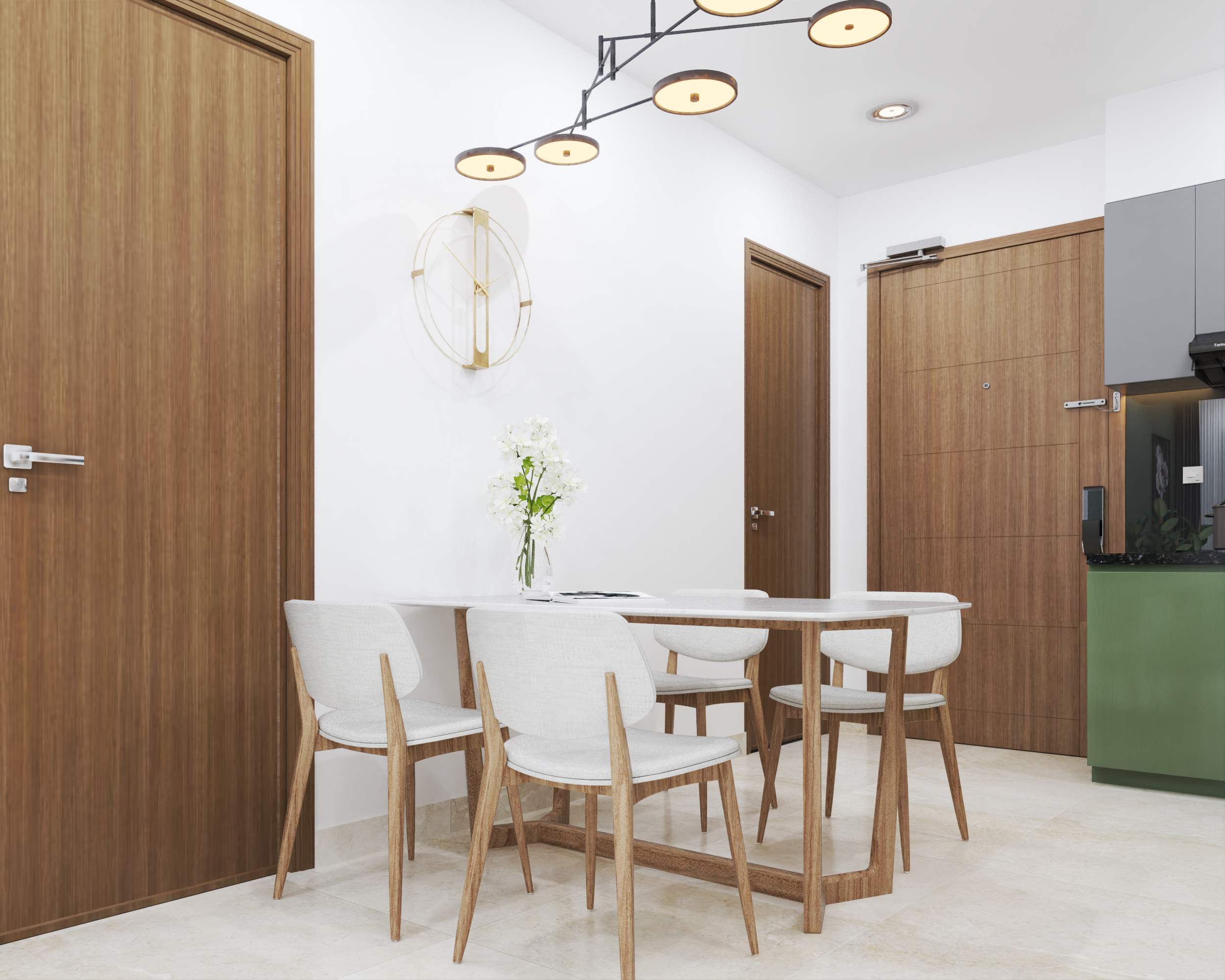 现代折纸风格室内设计丨越南胡志明市-12