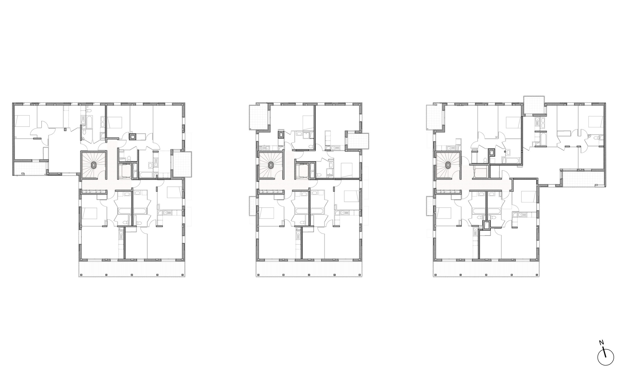 法国 Auvry Barbusse 木质住宅，城市更新之作-38