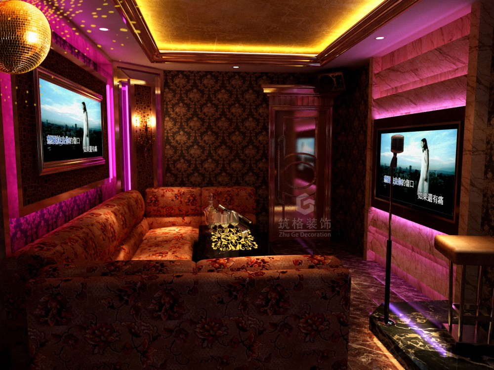 西昌KTV案例2丨成都专业KTV装修设计公司丨筑格装饰-10