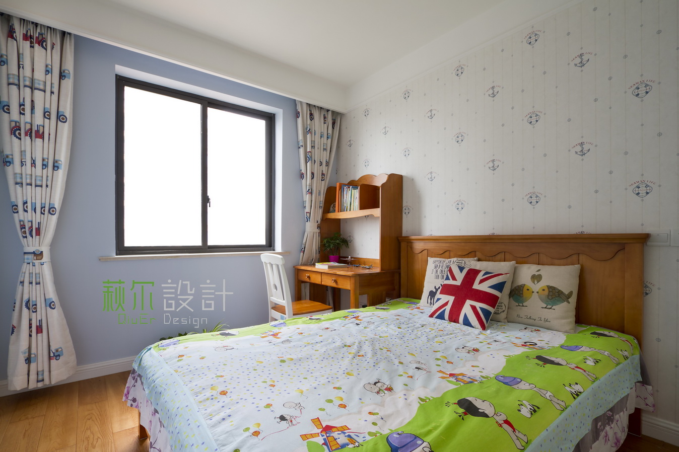 简约美式,三代同堂的温馨之家-35