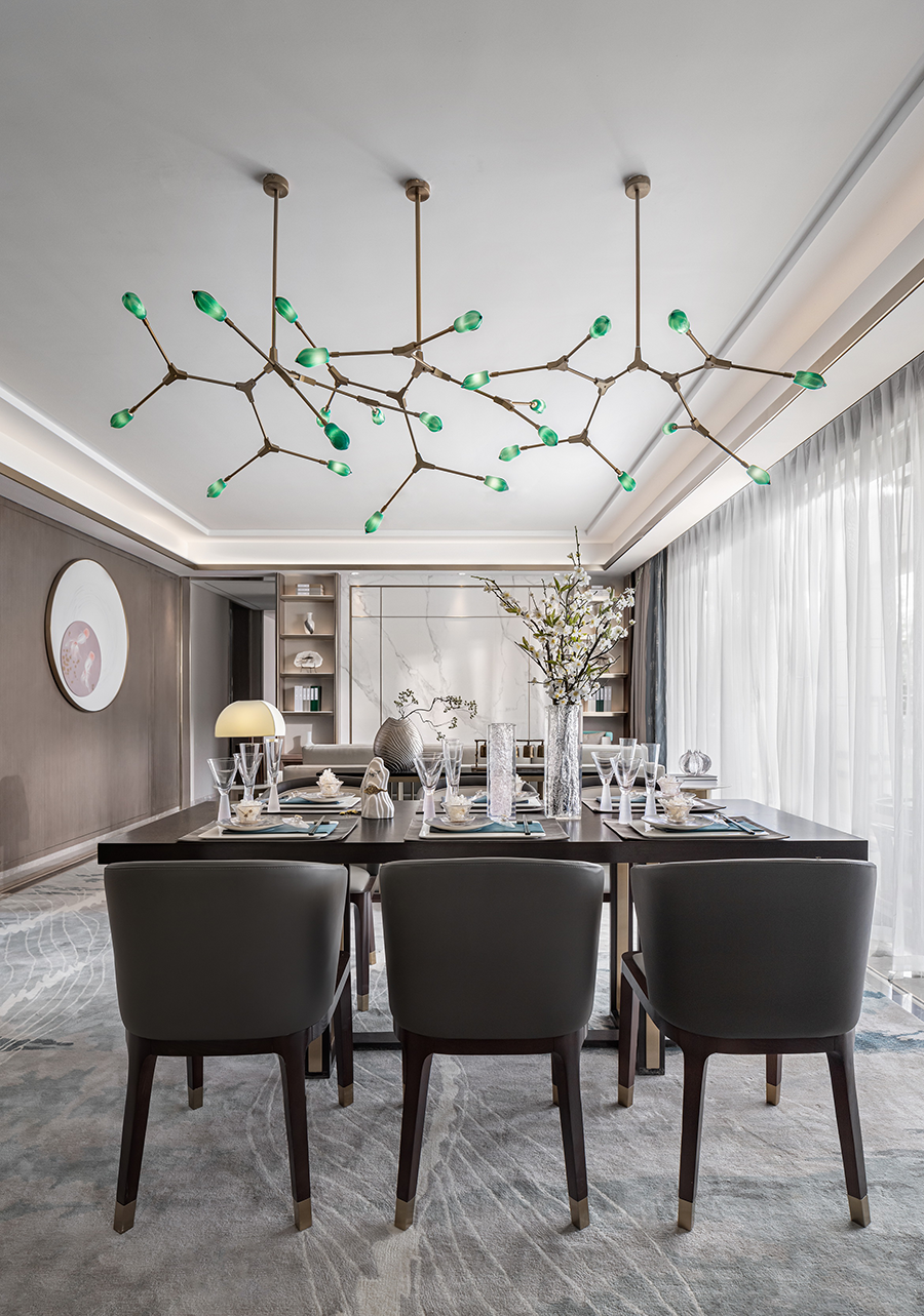 蓝光·雍锦湾中式雅奢样板房，演绎现代东方美学-22