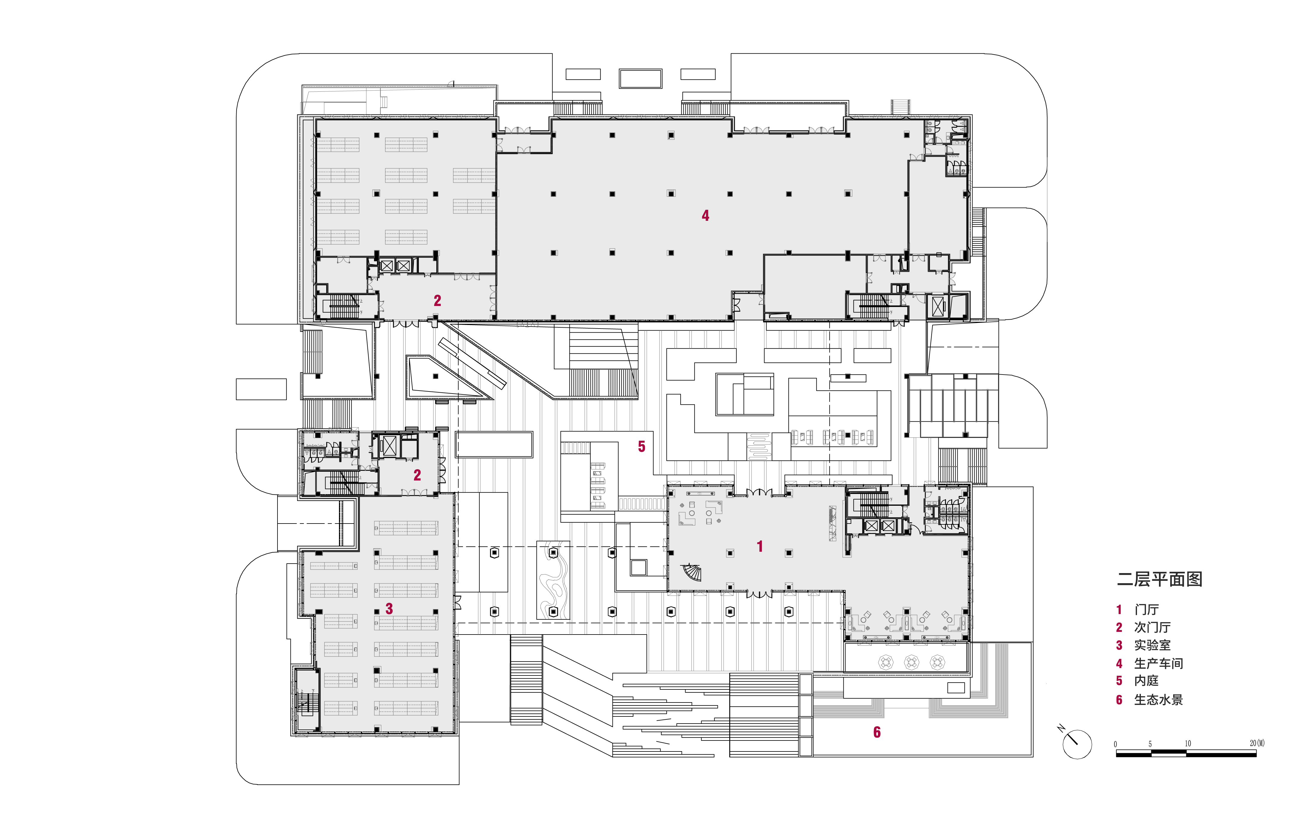 芯源系统三期生产研发大楼丨中国成都丨四川省建筑设计研究院-78