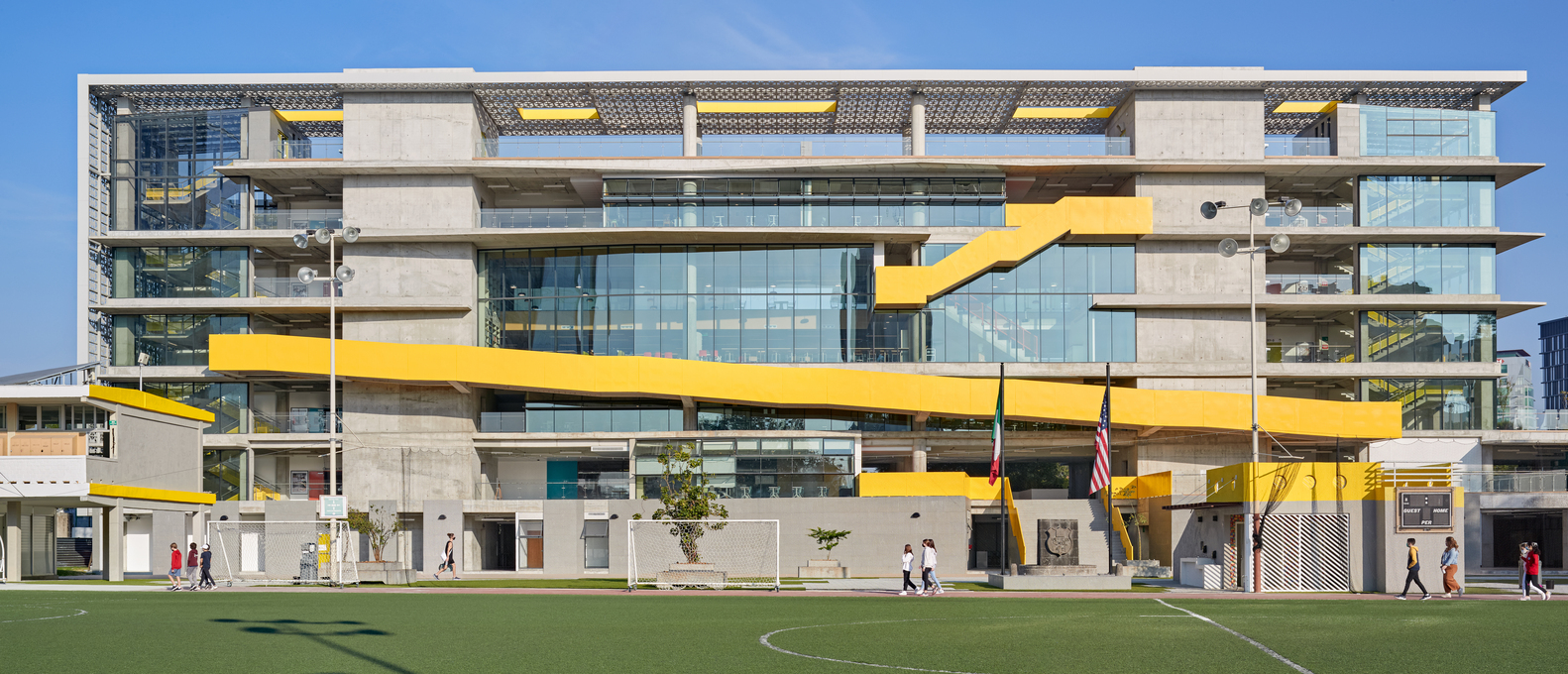 墨西哥瓜达拉哈拉美国学校基金会新校区丨Flansburgh Architects-10