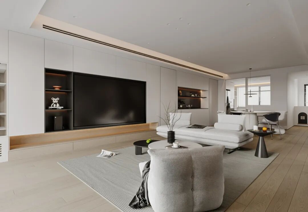 YUJINGDESIGN·现代极简&包豪斯，人宠和谐空间-47