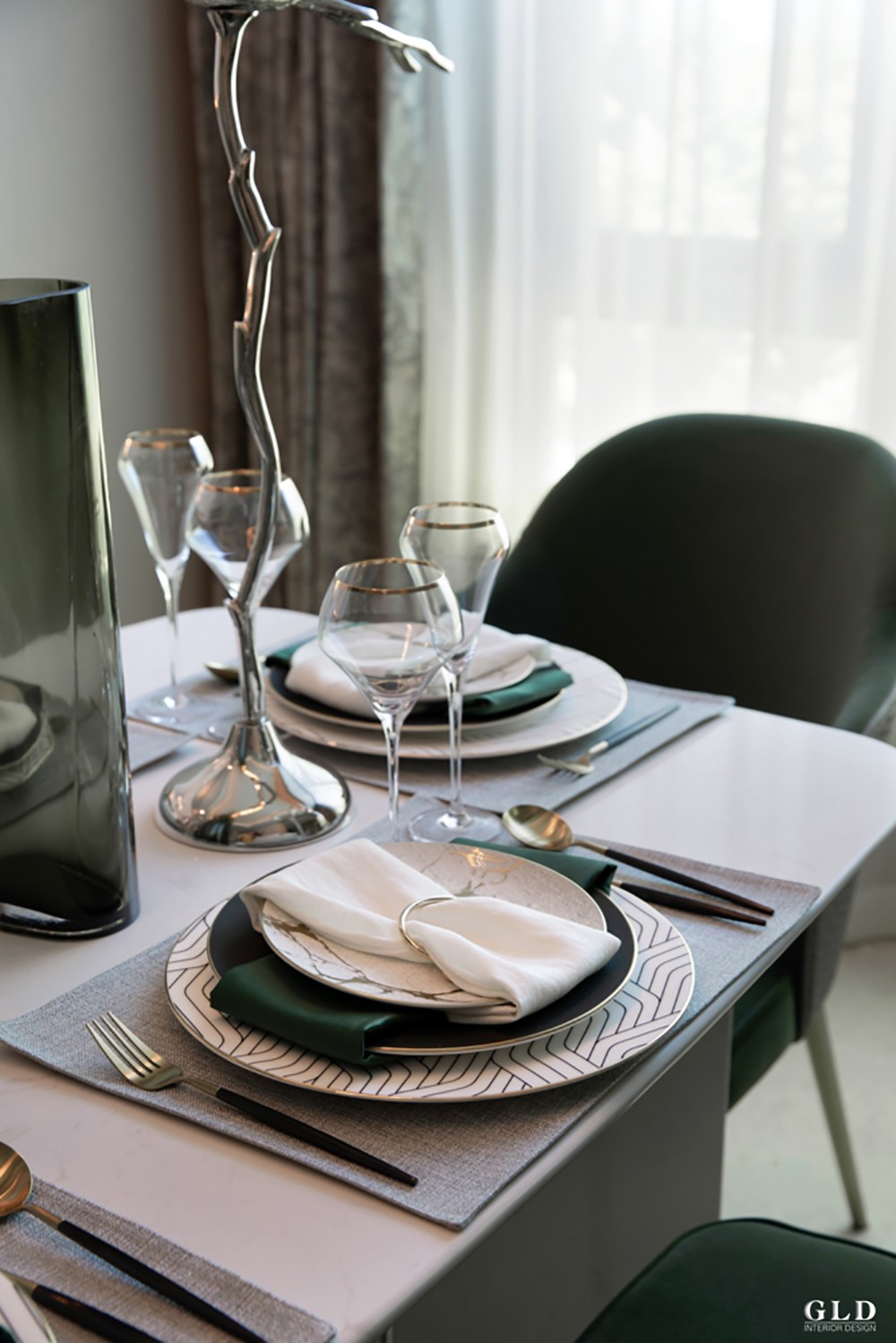 GLD绿檀设计作品 · 绿城·濮园项目125㎡样板间-15