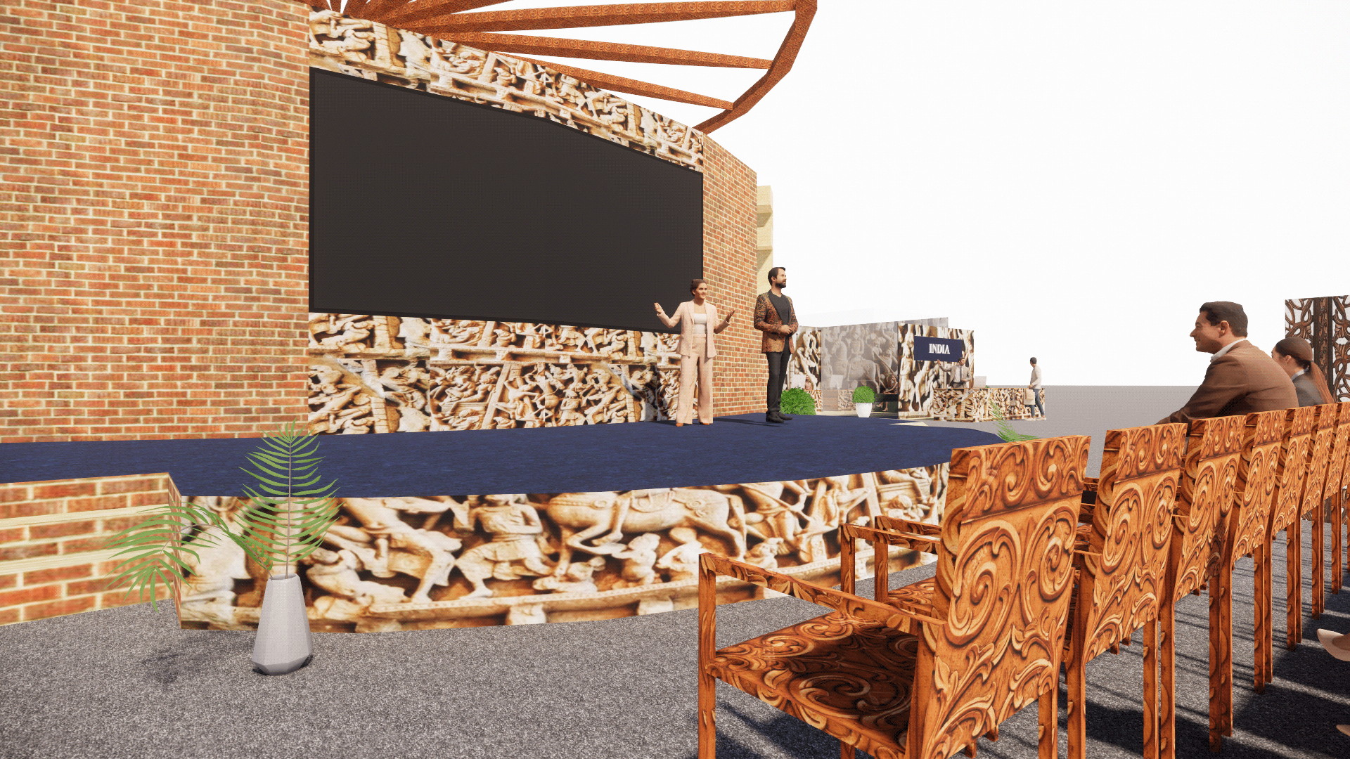 印度馆瓜达拉哈拉世博会设计丨墨西哥瓜达拉哈拉-33