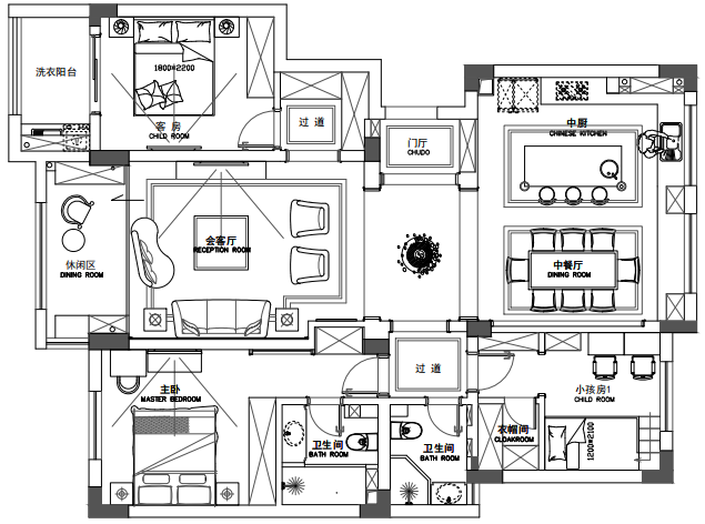 龙湖滟澜山现代轻奢案例,客餐厅打通扩容 1/3-13