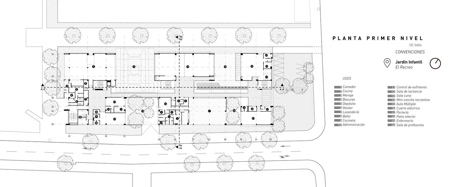 灵活空间与户外融合的哥伦比亚幼儿园设计-23
