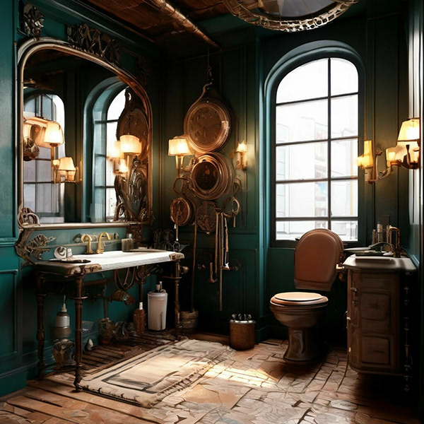 Квартира в стиле стимпанк. 4-2