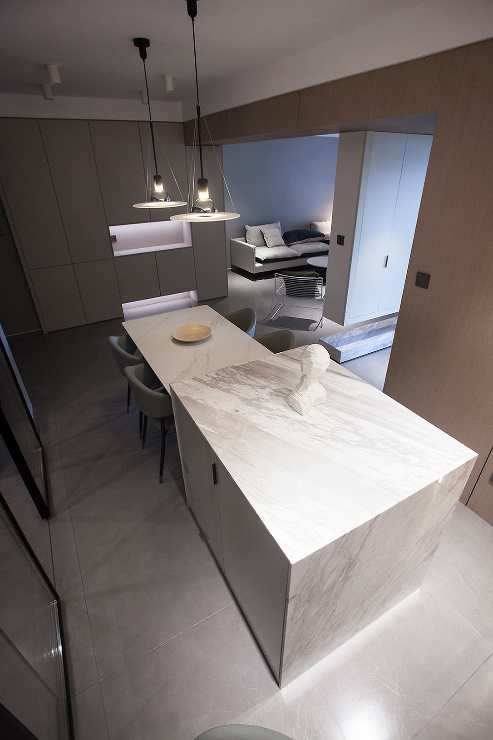 德州禹城小户型大岛台设计丨中国德州丨具象空间设计-23