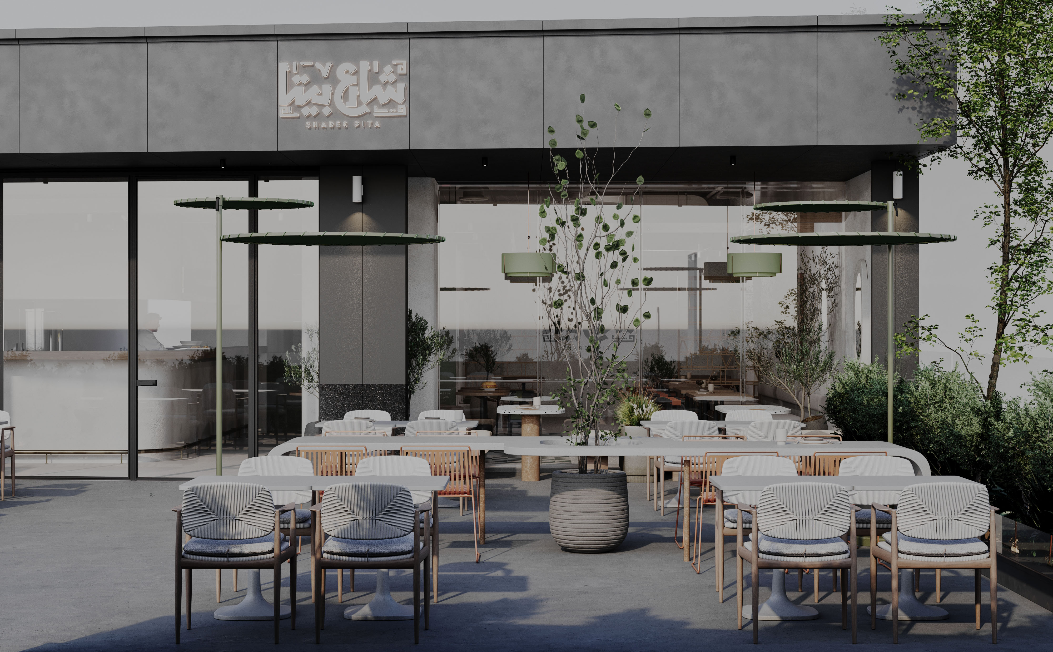 Restaurant Outdoor Area—Share3 Pita-6