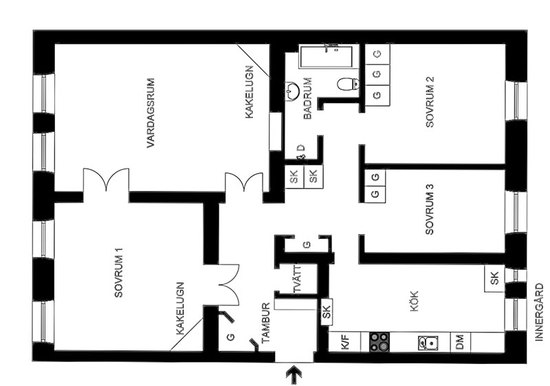 瑞典公寓 | 古典与现代的完美融合-34