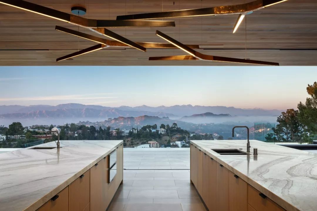 洛杉矶亿元豪宅 观景无边泳池-29