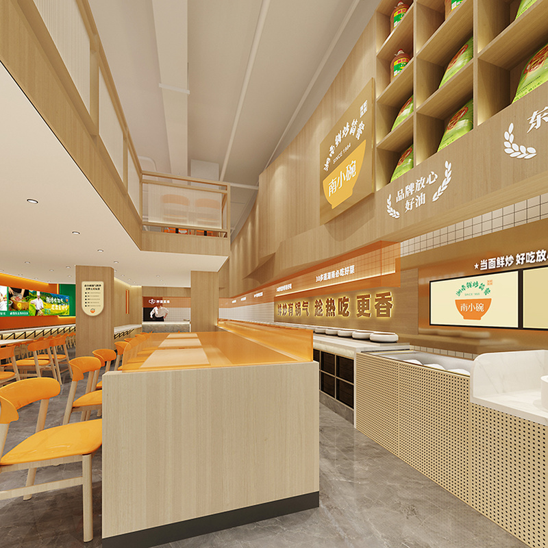 南小碗湖南鲜炒简餐空间设计丨中国武汉丨品深设计-22