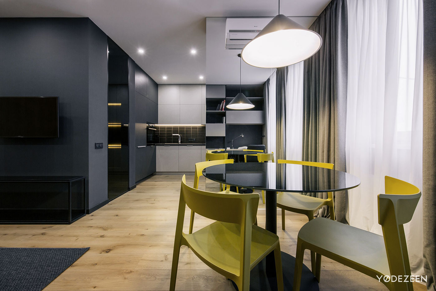 乌克兰小户型公寓，功能齐全的极致空间-7