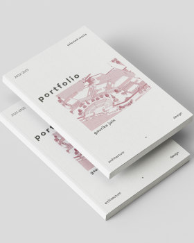 GAURIKA JAIN ARCHITECTURE PORTFOLIO MOCKUP