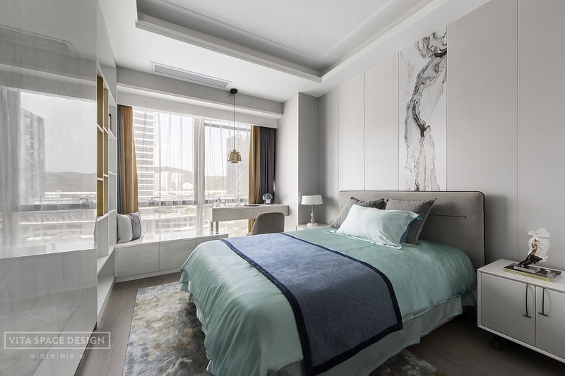 《至简至素，自然和谐共生》新天鹅堡二期270㎡，新中式风格-13