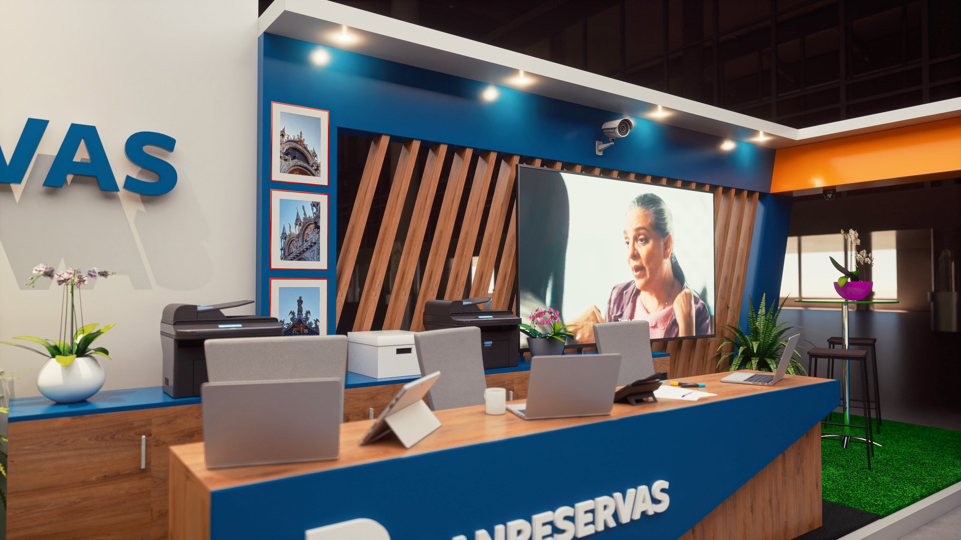 Banreservas bank stand design-6